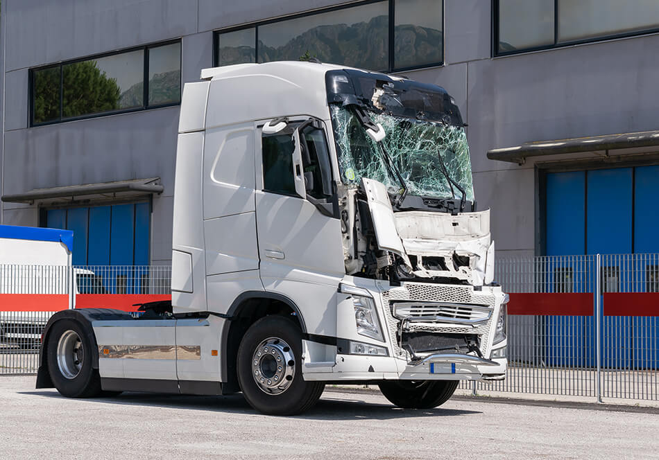 Vehicle Safety Requires Considering all Safety Standards The truck cabin had a severe front crash which led to a strong indentation of the cab front reducing significantly the survival space of the cab occupants.