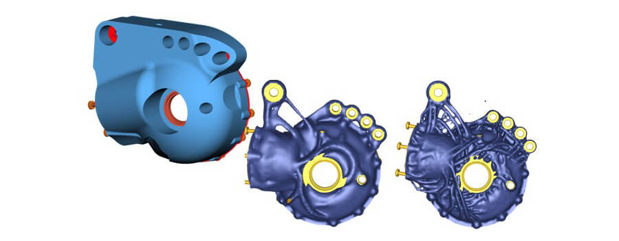 Topology optimization of a housing cover Topology optimization of a housing cover