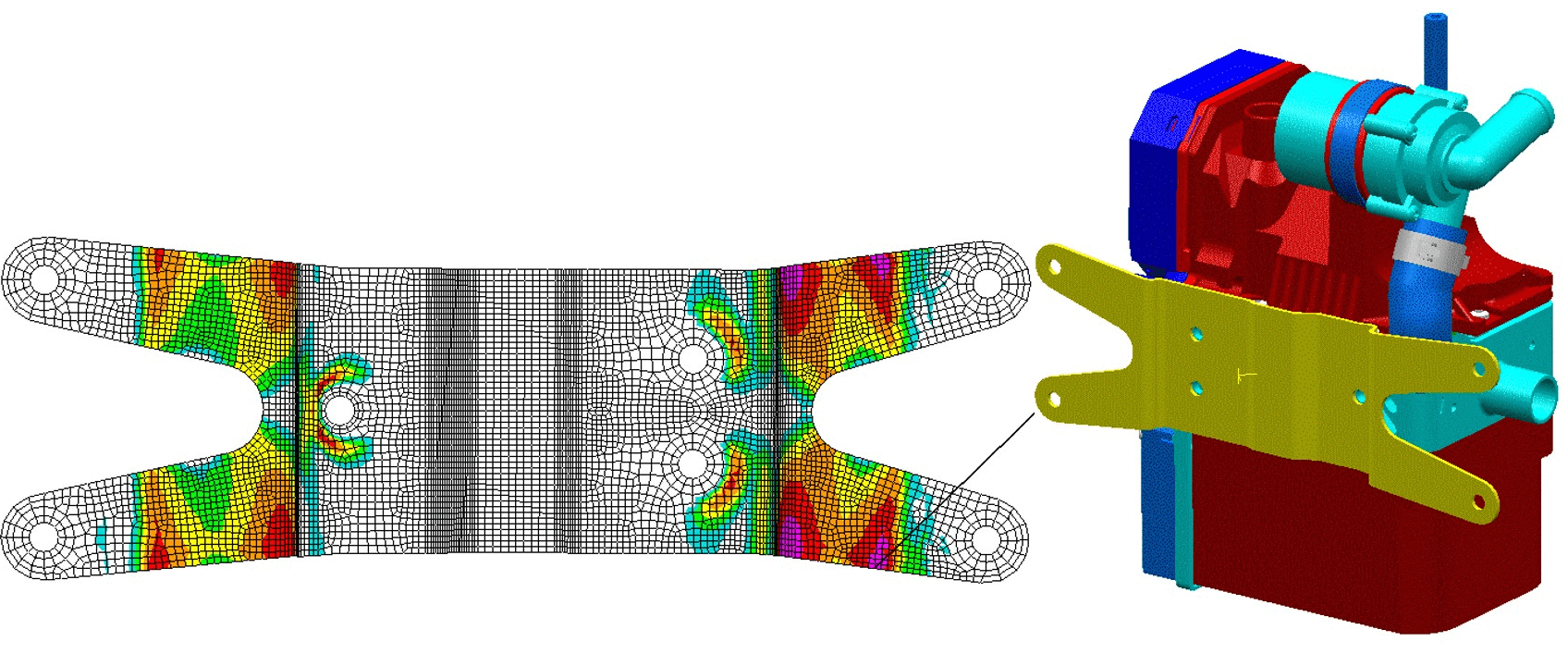 FEMFAT spectral analysis, vibration simulation based on PSD power spectrum density