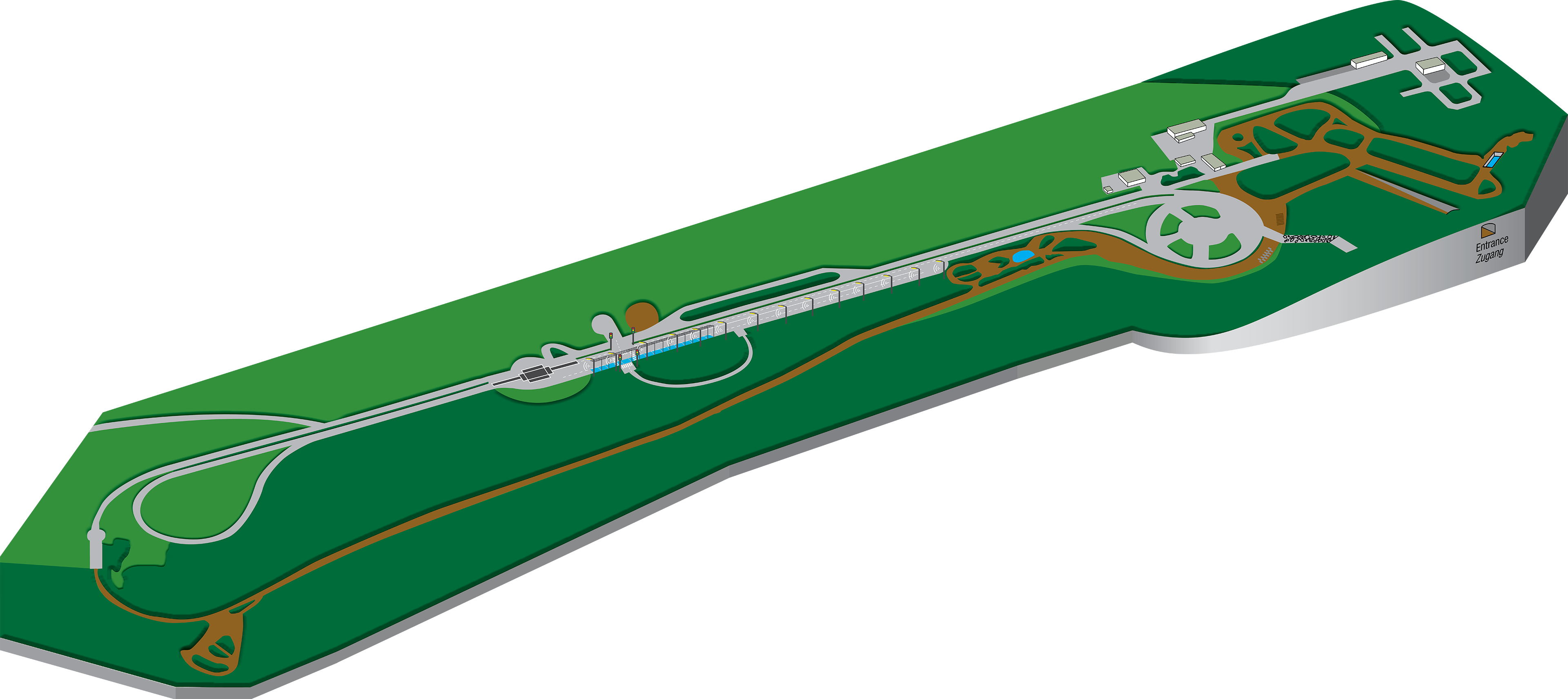 Engineering Center Steyr Proving Ground Pop up images if the viewer click the small red circle